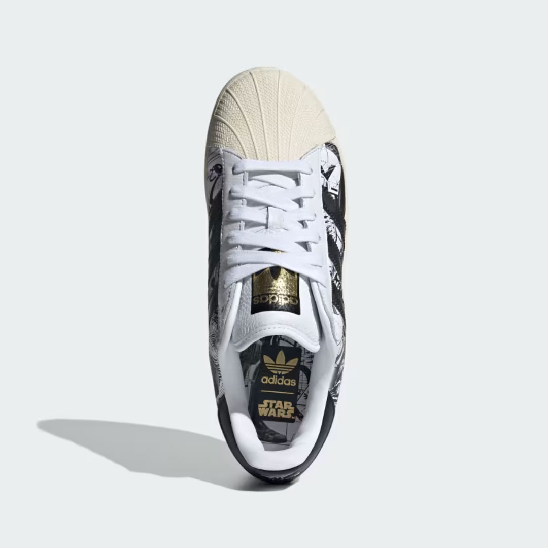 Star Wars x Nanzuka x adidas Superstar XLG "R2-D2 and C-3PO" IF9249