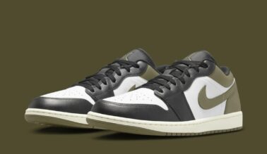 Air Jordan 1 Low "Medium Olive" 553558-092