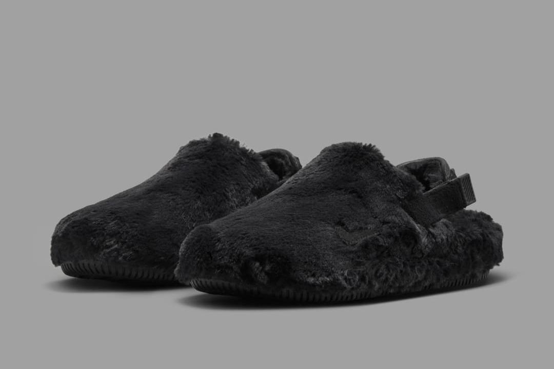 Nike Calm Mule "Black Fur" FZ3119-001