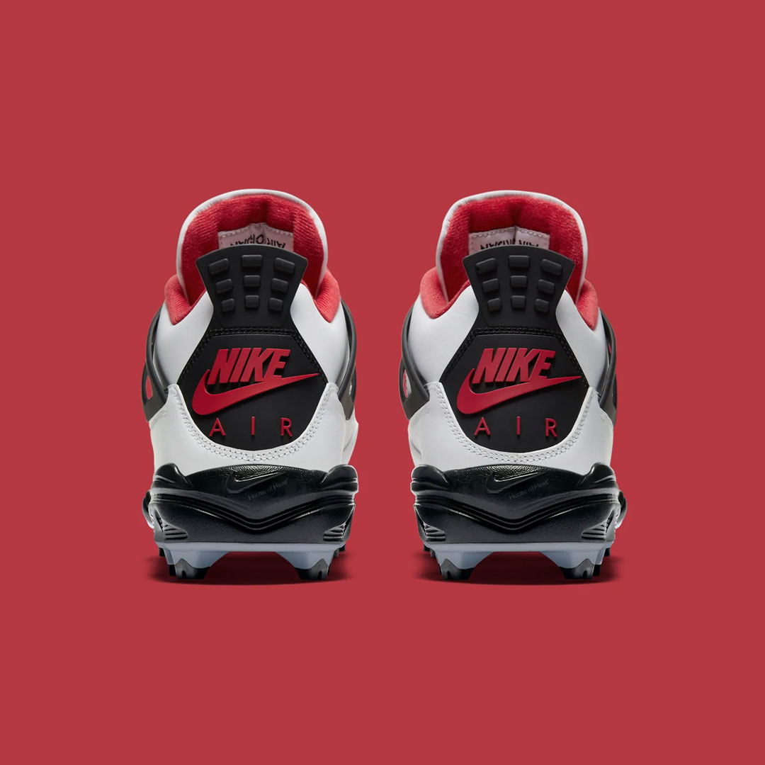 Air Jordan 4 Cleat "Fire Red" HQ0207-106