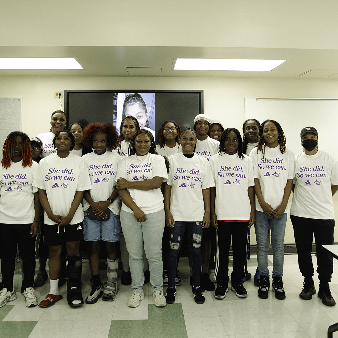 Candace Parker, adidas Give Back to Chicago Schools