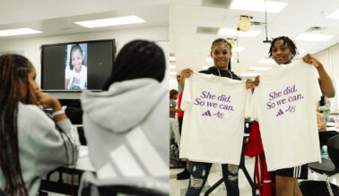 Candace Parker, adidas Give Back to Chicago Schools