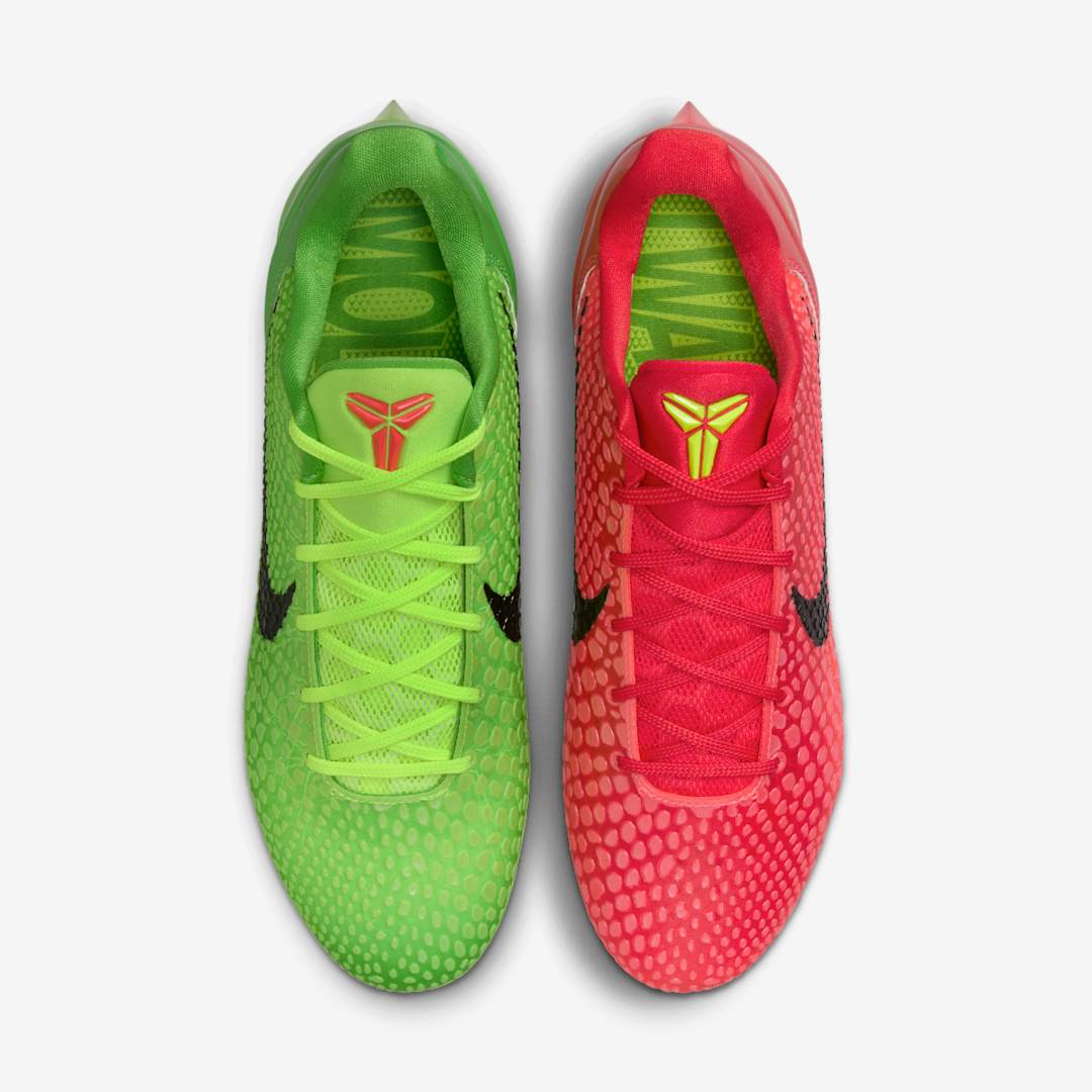 Nike Kobe 6 Cleat "Mismatch Grinch" HQ1644-300