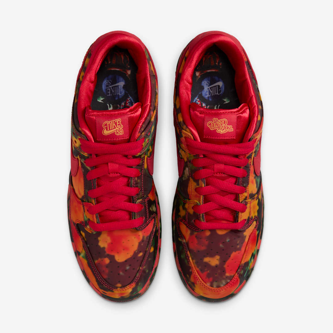 The Wizard of Oz x Nike SB Dunk Low "Red Slippers" FZ1291-600