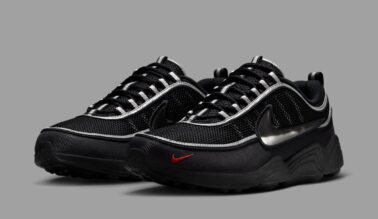 Nike Air Zoom Spiridon "Black/Metallic Silver/Sport Red" HF9117-002